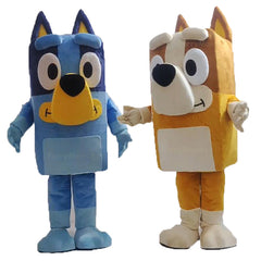 FurryMascot Both Bluey and Bingo Heeler Dog Puppy Mascot Costumes