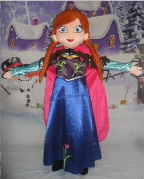 Frozen Anna Mascot Costumes Carnival Party Cosplay Suit