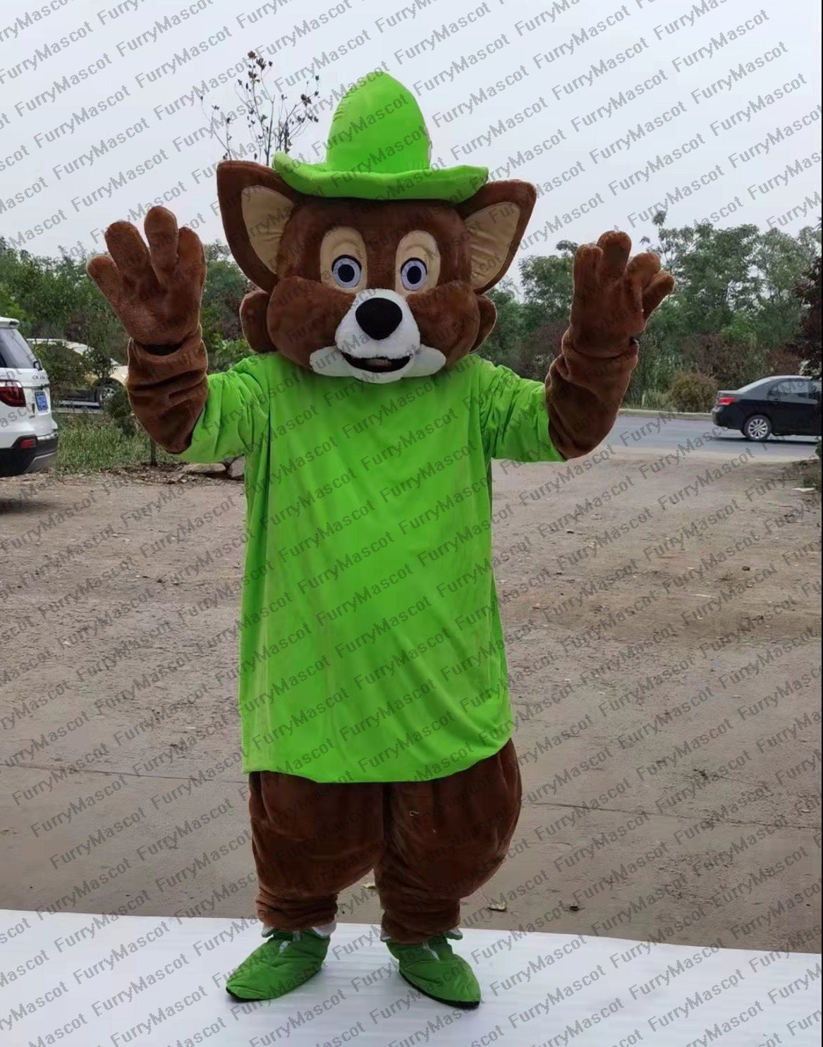 FurryMascot Disney Robin Hood Mascot Costumes Carnival Party Cosplay Suit