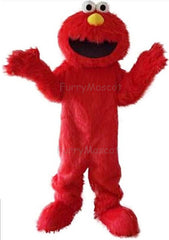 Affordable Sesame Street Elmo Mascot Costumes Carnival Party Cosplay Suit